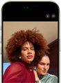 iPhone Air, face avant, Cadrage centré pour les photos en cours d’utilisation