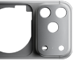 iPhone 17 Pro, face arrière, boîtier monobloc en aluminium forgé