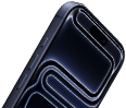 iPhone 17 Pro, face avant, Dynamic Island dans la partie supérieure, bouton Action, boutons de volume